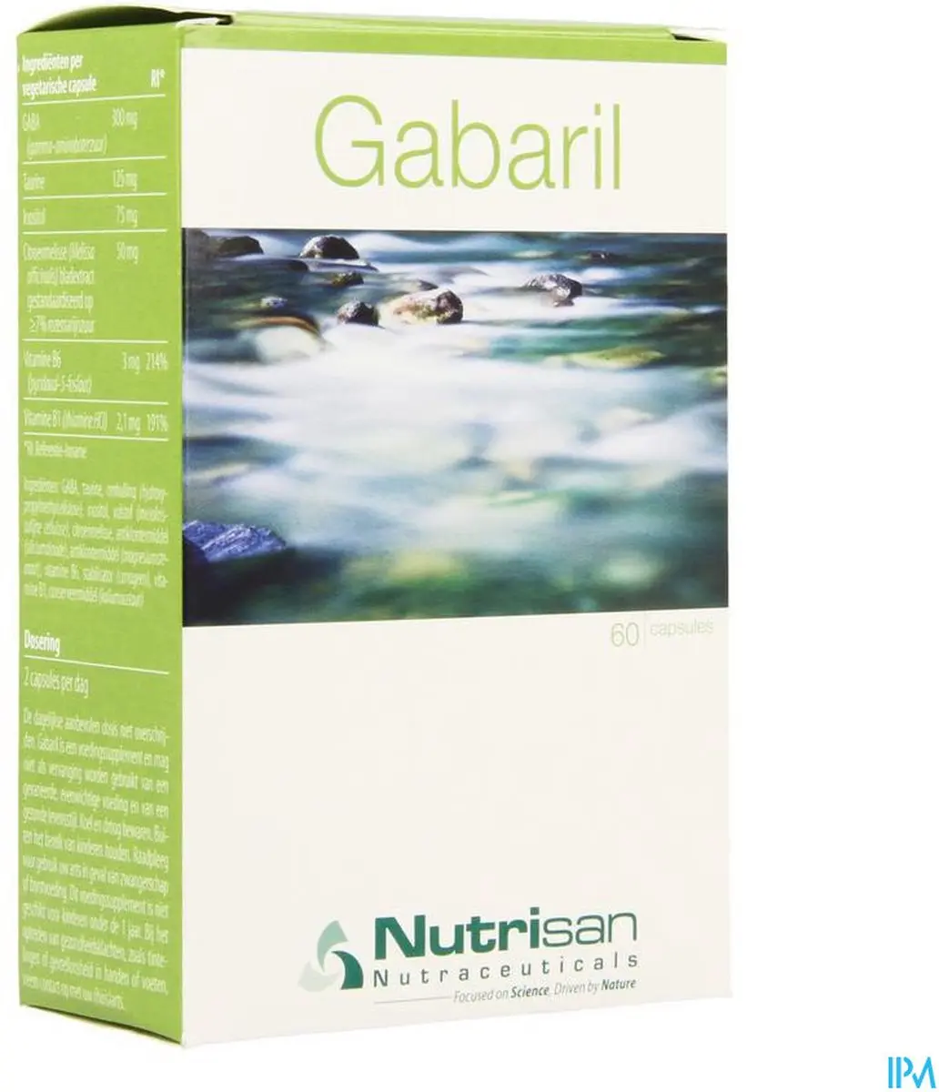 Nutrisan Gabaril 60 V-caps - 60 Stuks