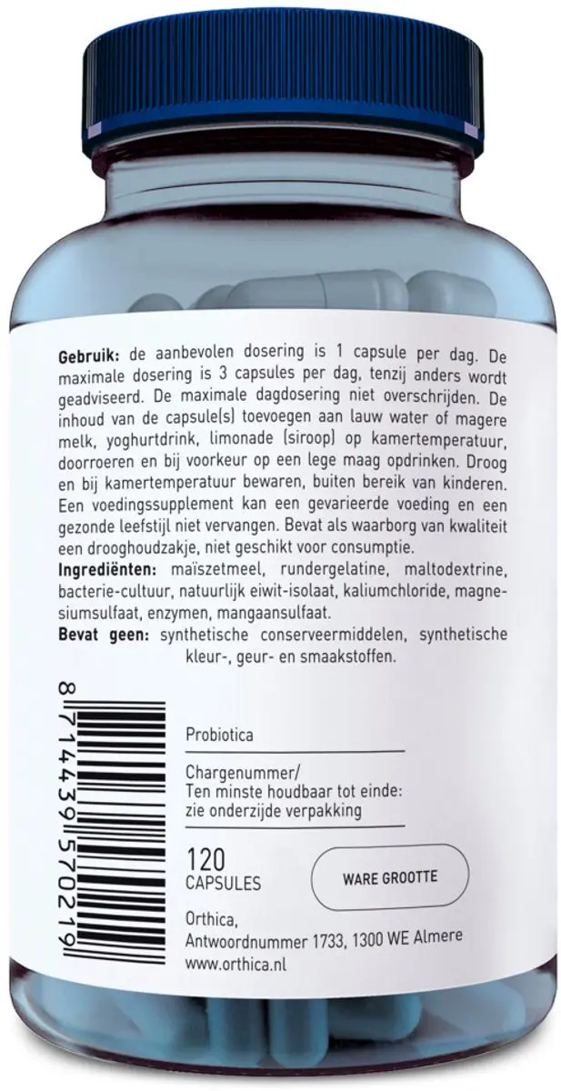 Orthica Orthiflor Original 120 Capsules - 2 Stuks