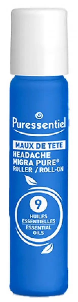 Puressentiel Hoofdpijnroller 5ml - Essentiële Oliën