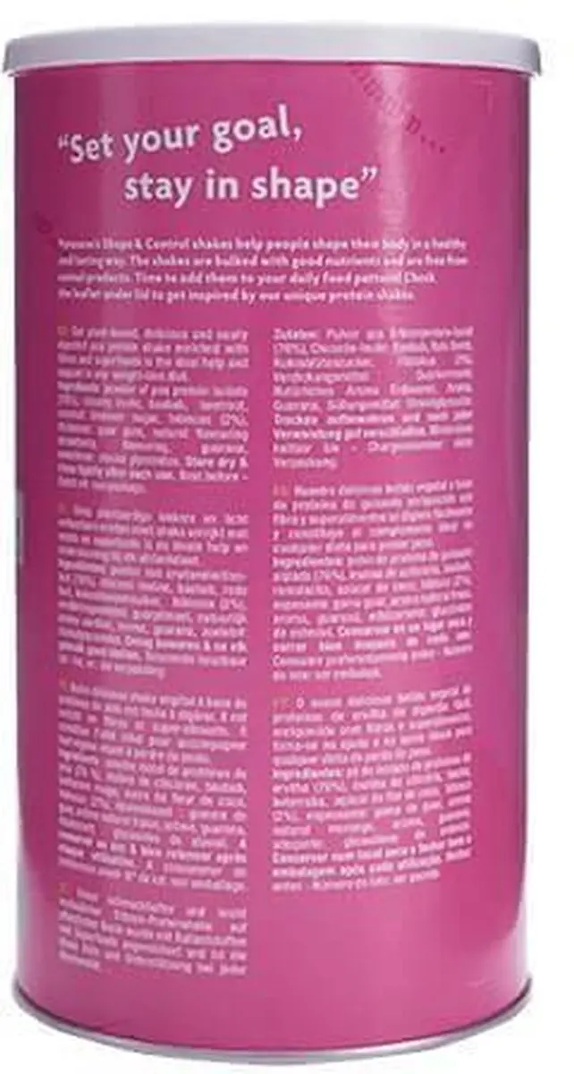 Purasana Shape&Control Vegan Protein Aardbei/Framboos 350g