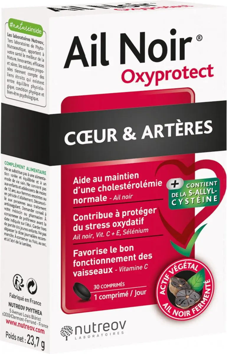 Nutreov Zwarte Knoflook Oxyprotect 30 Tabletten