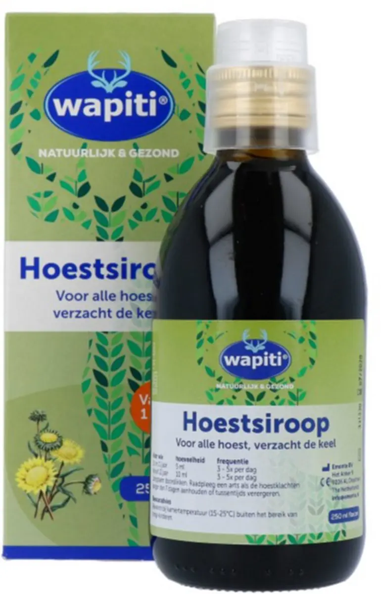 Wapiti Hoestsiroop 250ml