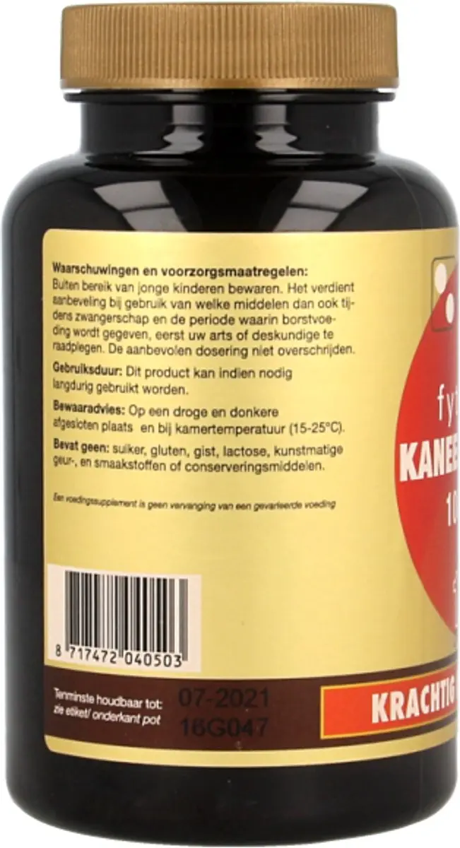 Artelle Fytoline Kaneel Extract - 150 Capsules