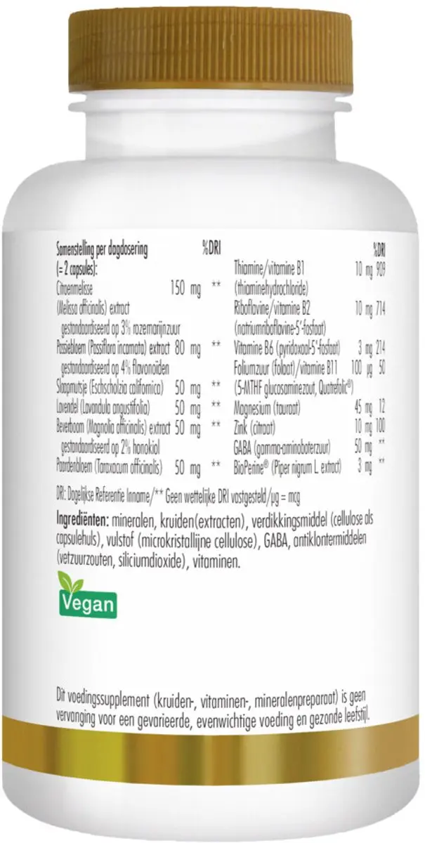 Golden Naturals Nachtrust Support 60 Vegan Capsules
