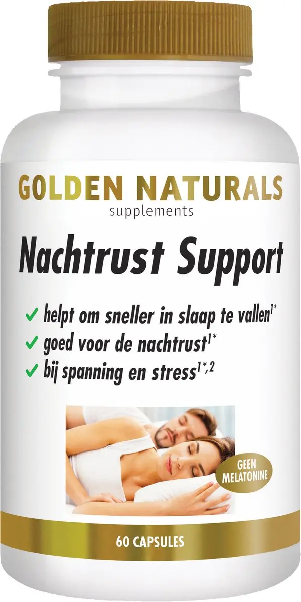 Golden Naturals Nachtrust Support 60 Vegan Capsules
