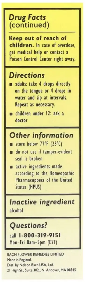Bach Rescue Remedy 20ml