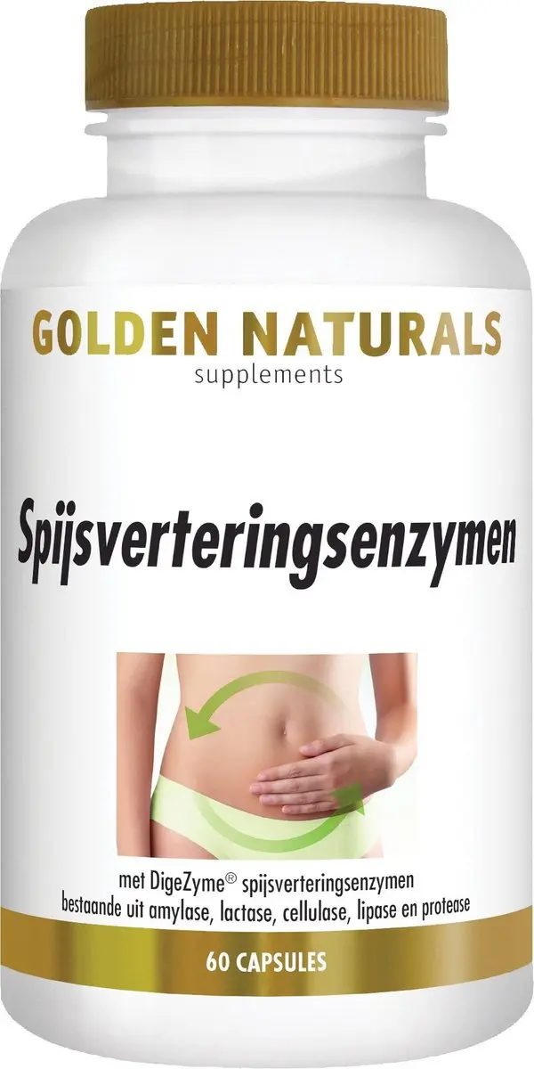 Golden Naturals Spijsverteringsenzymen 60 Vegan Capsules