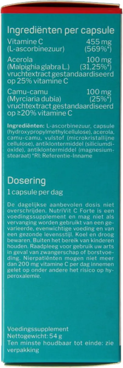Nutrisan Nutrivit C forte 60 Capsules