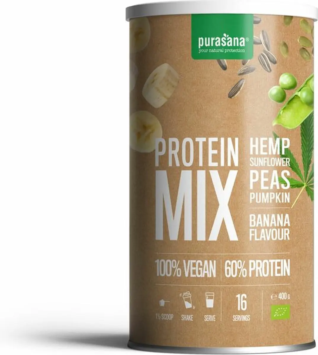 Purasana Vegan Eiwitmix 400g