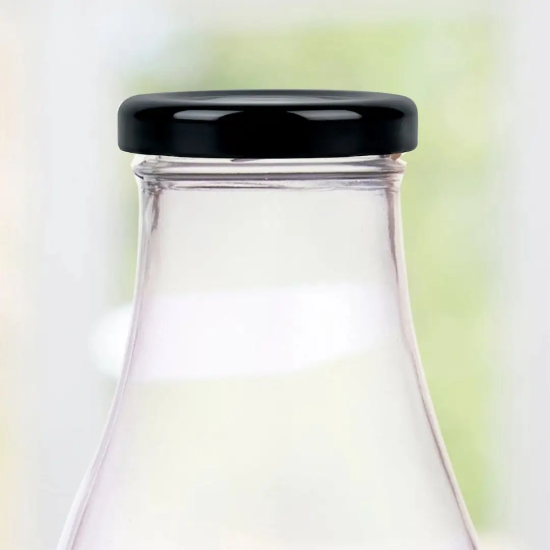 Orion Zakrętka voor fles 4,8cm - Vierzijdenklem - Zwart