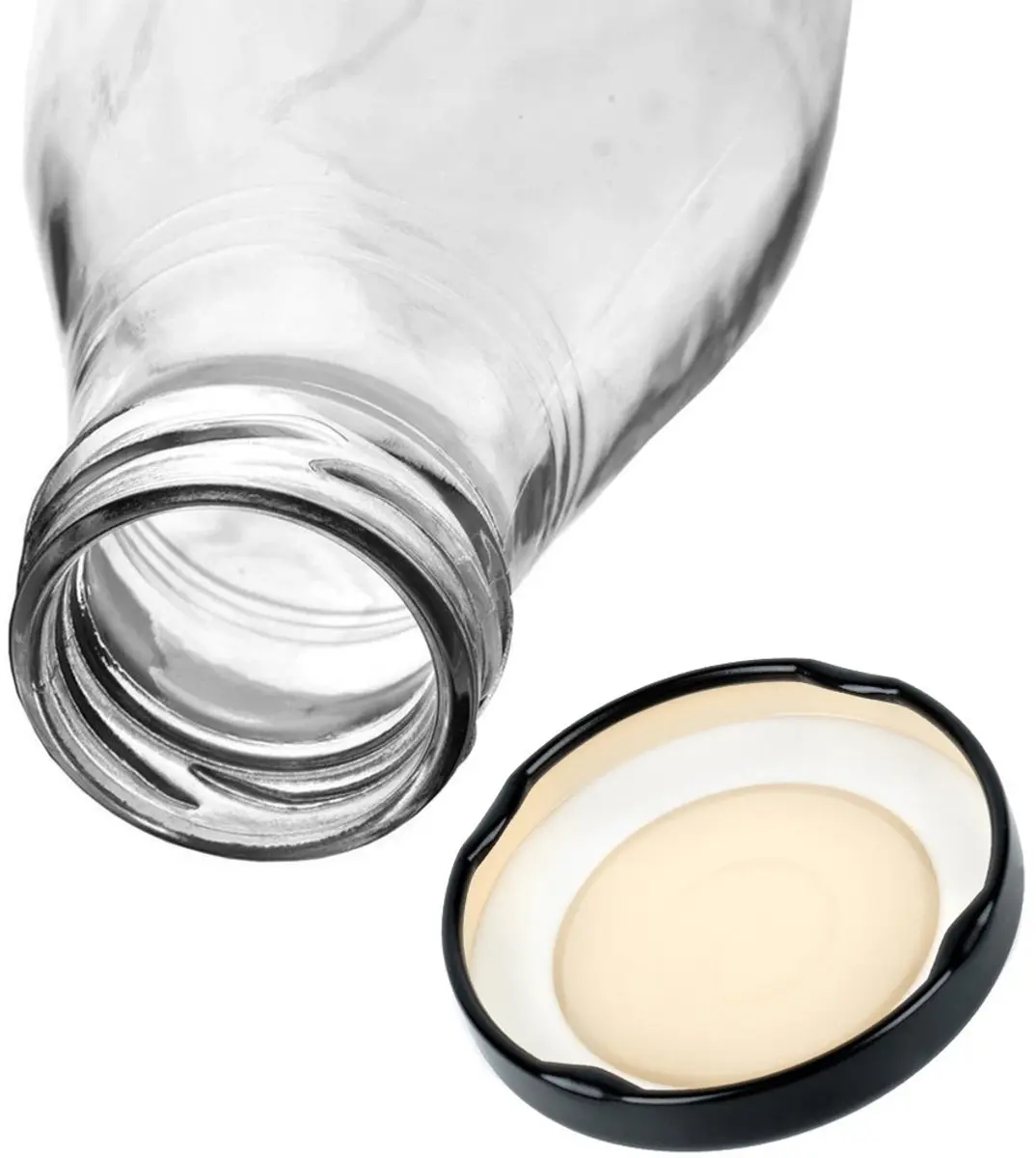 Orion Zakrętka voor fles 4,8cm - Vierzijdenklem - Zwart
