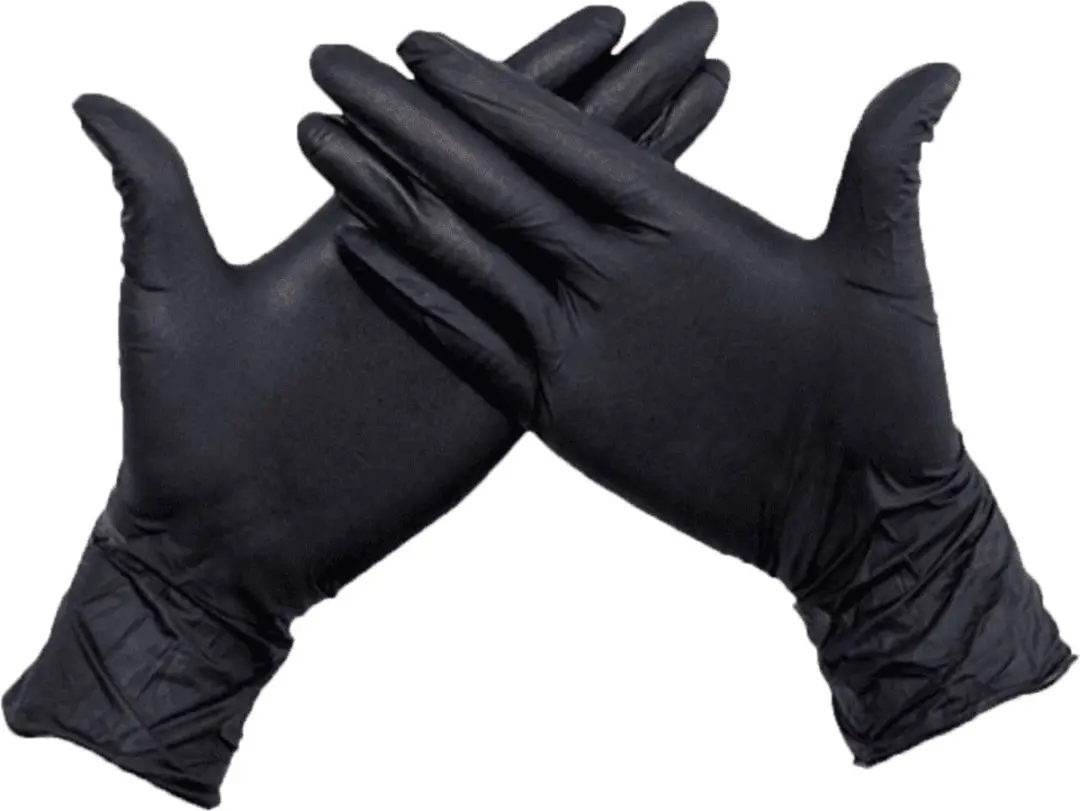3Deluxe Nitril Handschoenen L - 100 Stuks - Zwart