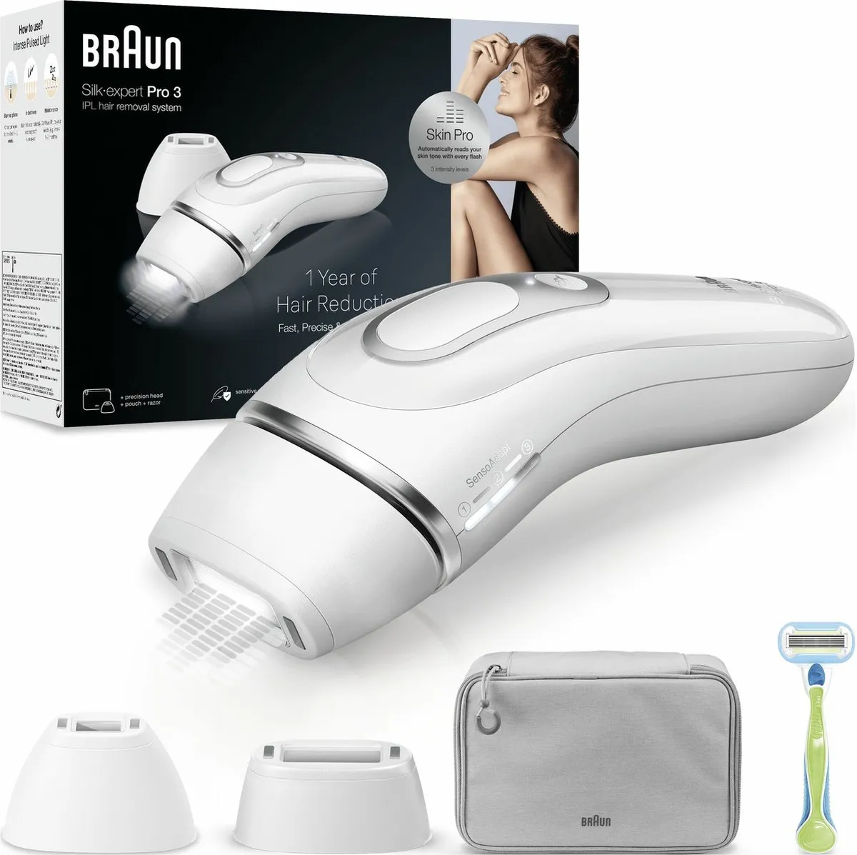 Braun Silk-expert Pro PL3122 IPL - 100 Flitsen - Wit