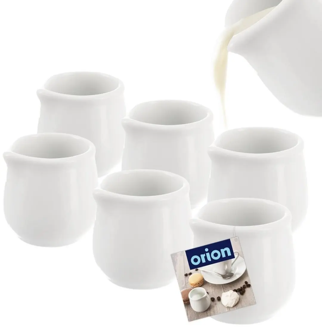 Orion Mona Porseleinen Melkkannetjes 20ml - 6 Stuks