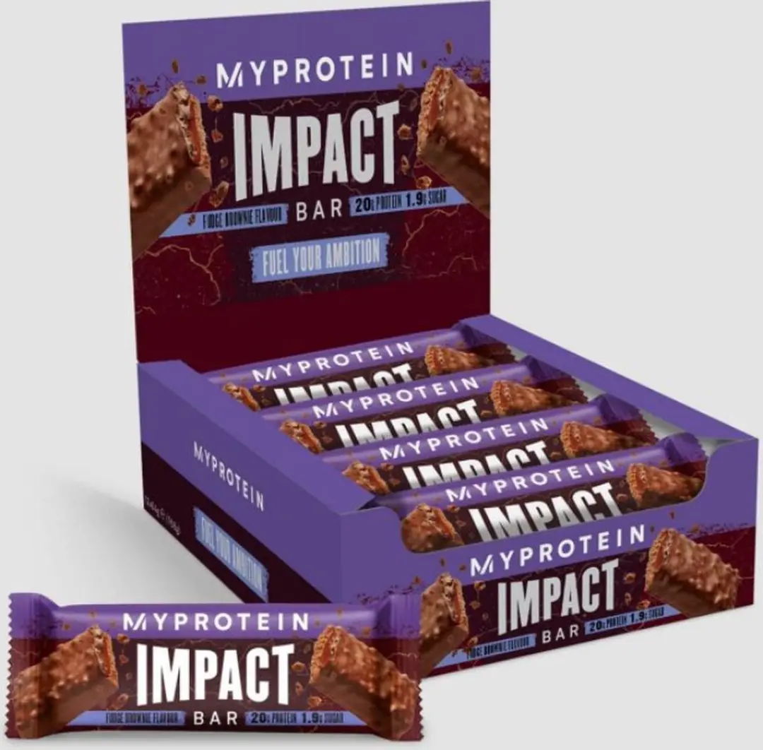 Myprotein Impact Eiwitrepen 12x64g Fudge Brownie