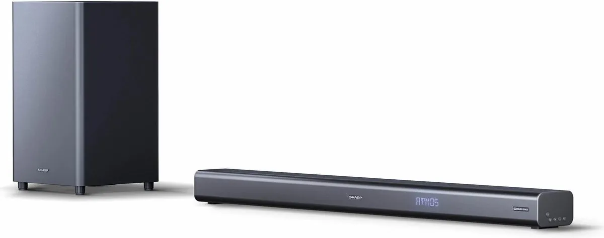 Sharp HT-SBW460 Soundbar 3.1 - Draadloze subwoofer - Zwart