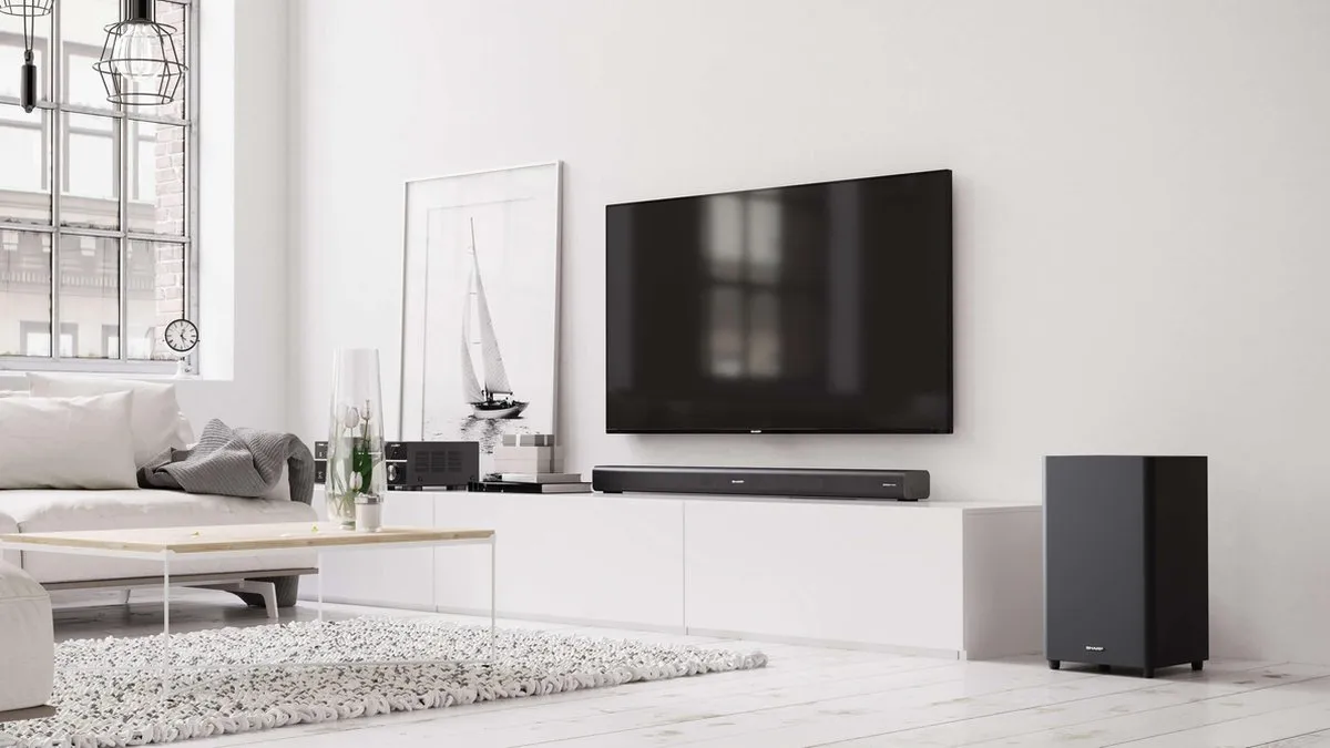 Sharp HT-SBW460 Soundbar 3.1 - Draadloze subwoofer - Zwart