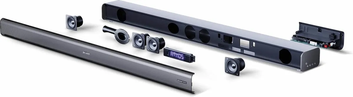 Sharp HT-SBW460 Soundbar 3.1 - Draadloze subwoofer - Zwart - afbeelding 6 van 6