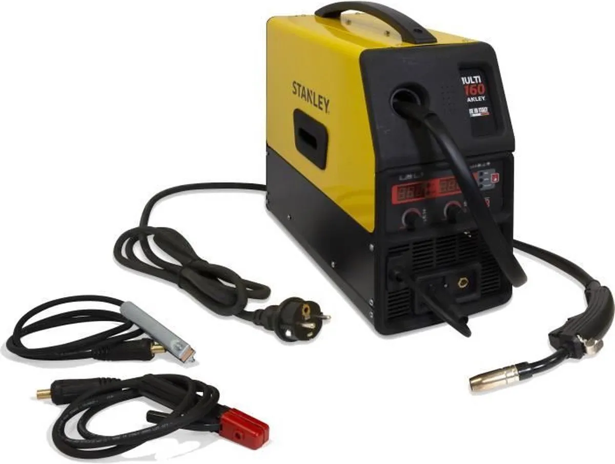 Stanley VIP 160A Multi Process 3-in-1 Lasstation - 6mm - Geel