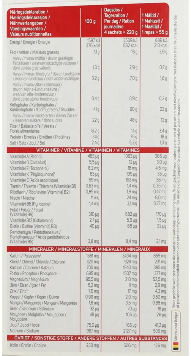Modifast Weight Control Pudding Vanille - 32 Stuks