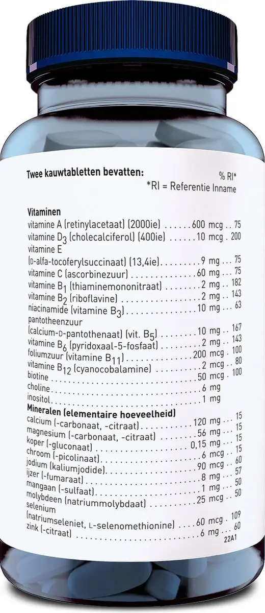 Orthica Dino Multi Kauwtabletten 60 Stuks