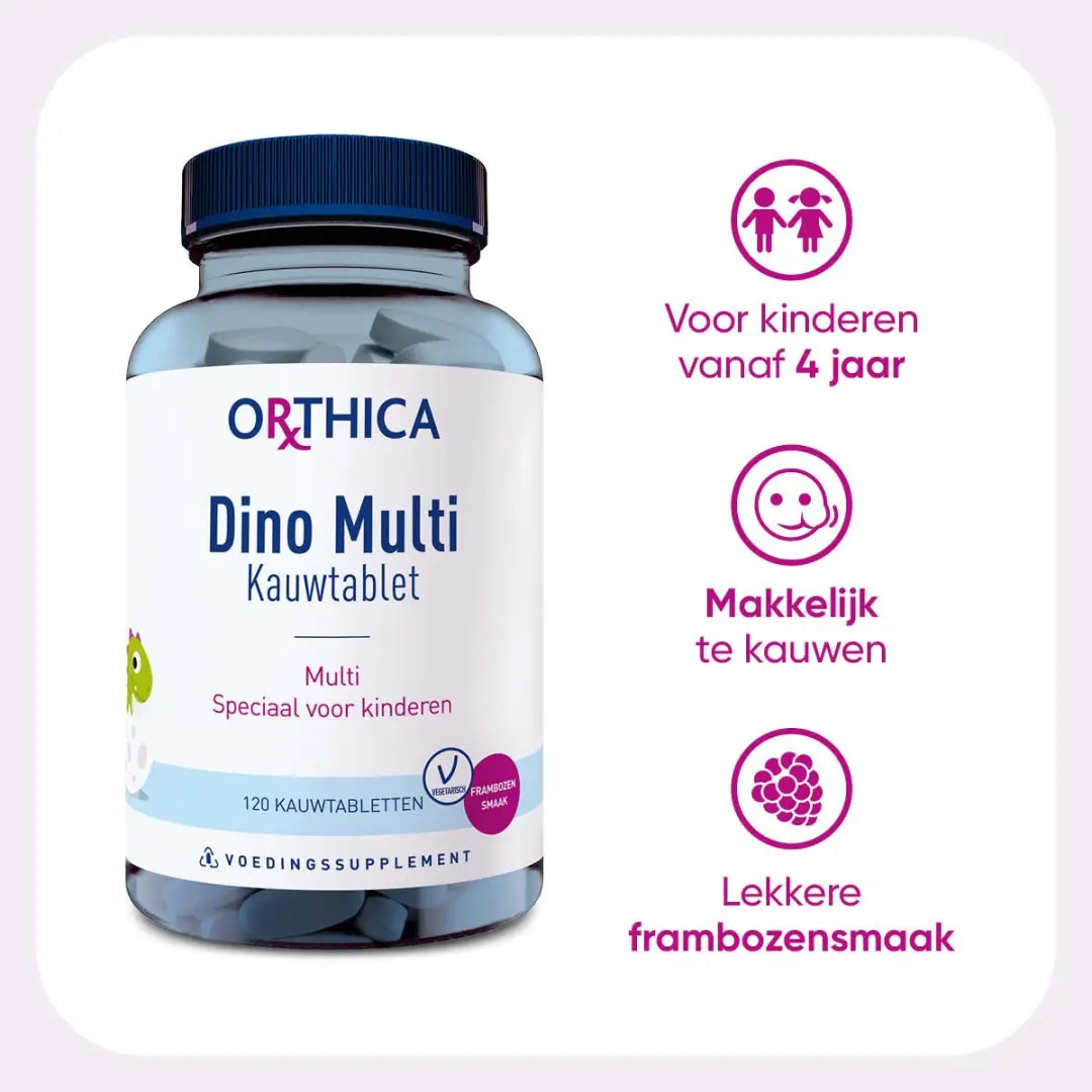 Orthica Dino Multi Kauwtabletten 60 Stuks
