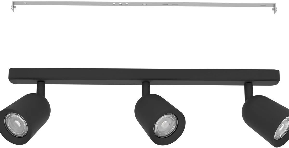 Eglo Camaldoli Spot GU10 - 3x Kantelbaar - Zwart