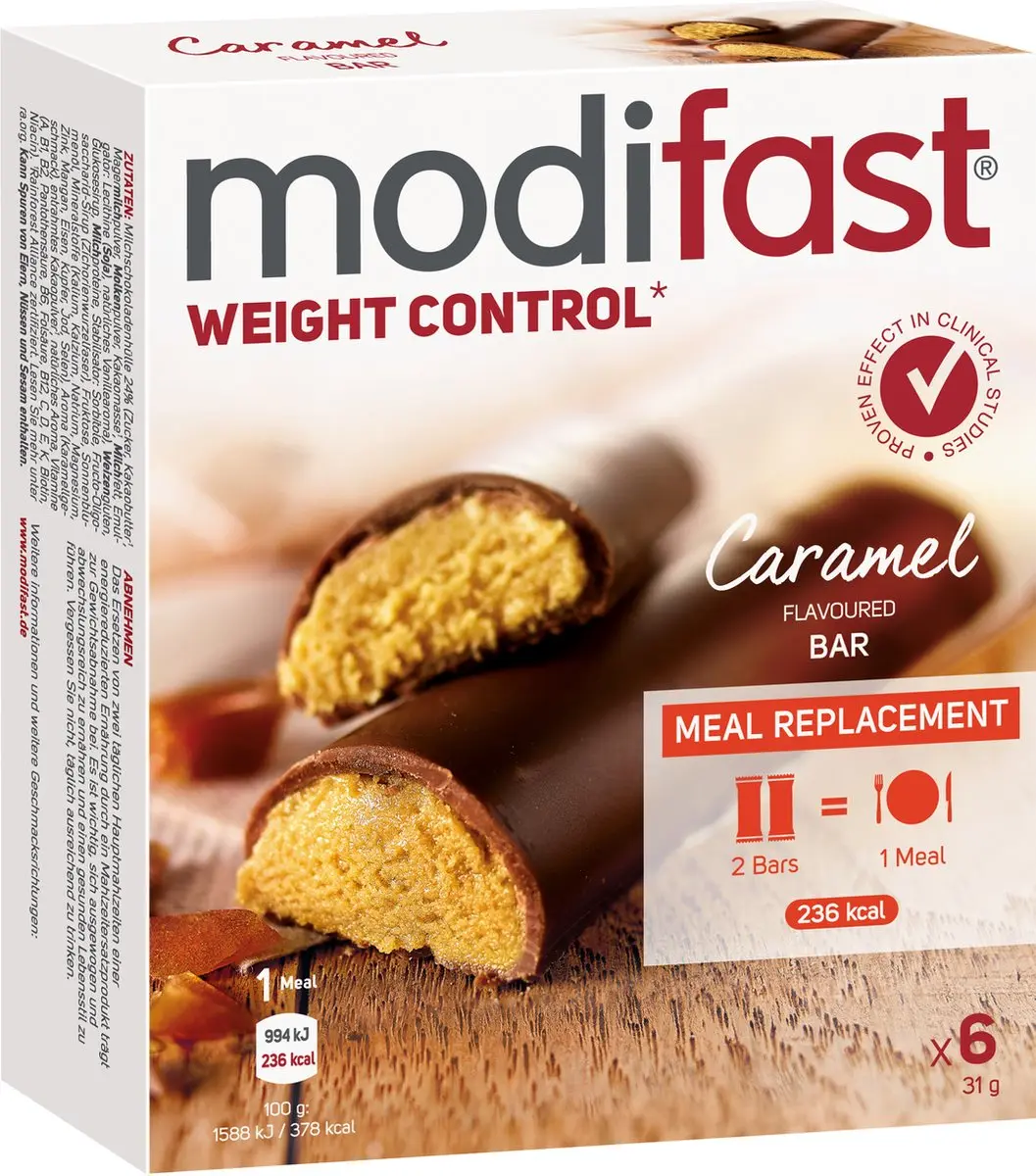 Modifast Intensive Maaltijdrepen Karamel - 36 Stuks