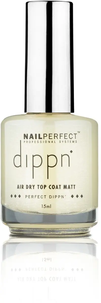 NailPerfect Dipp'n Air Dry Top Coat Matt 15ml