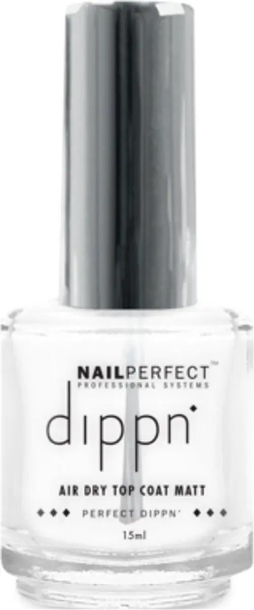 NailPerfect Dipp'n Air Dry Top Coat Matt 15ml