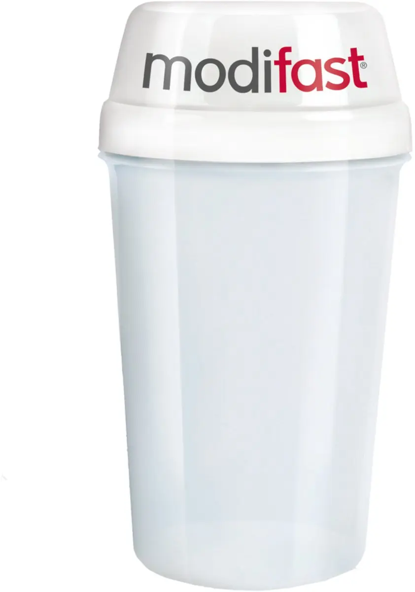 Modifast Shakebeker 400ml - Transparant/Blauw