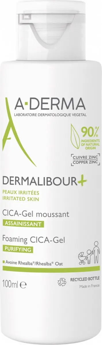 A-derma Dermalibour+ Cicagel Schuimend 100ml