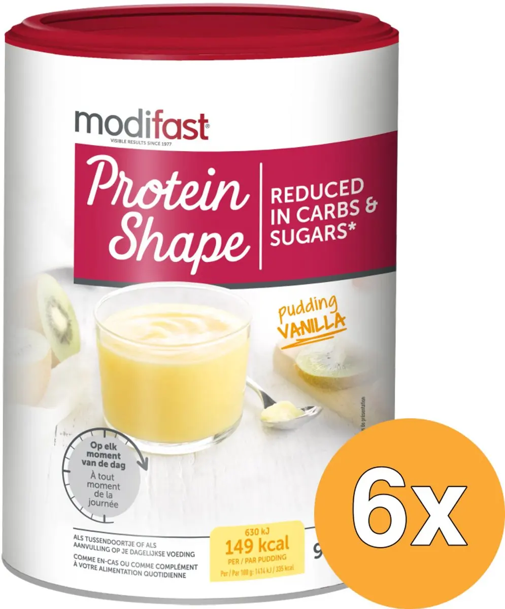 Modifast Protein Shape Pudding Vanille - 6x405g