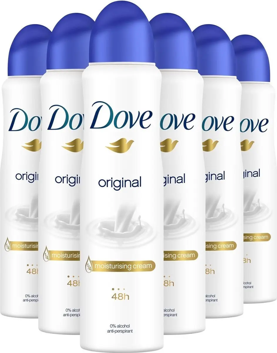 Dove Original Women Deospray - 6x150ml