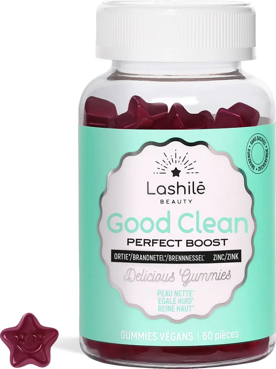 Lashilé Beauty Good Clean Supplement 60 Gummies