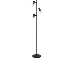 Eglo Lurone Vloerlamp E27 160cm - Zwart/Goud