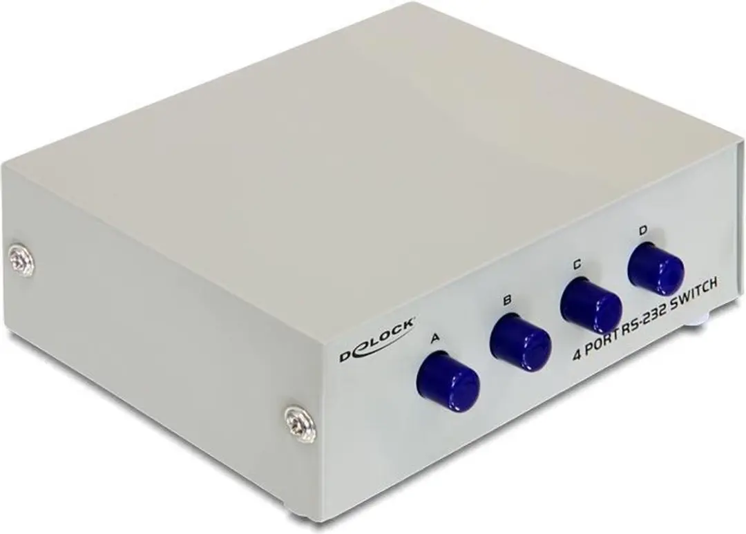 Delock 87589 Seriële Switch 4 Poorten - Beige