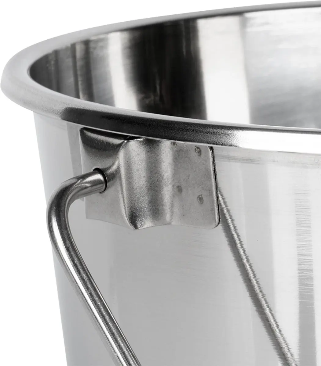 Orion Roestvrijstalen Voedselemmer 12L - Zilver