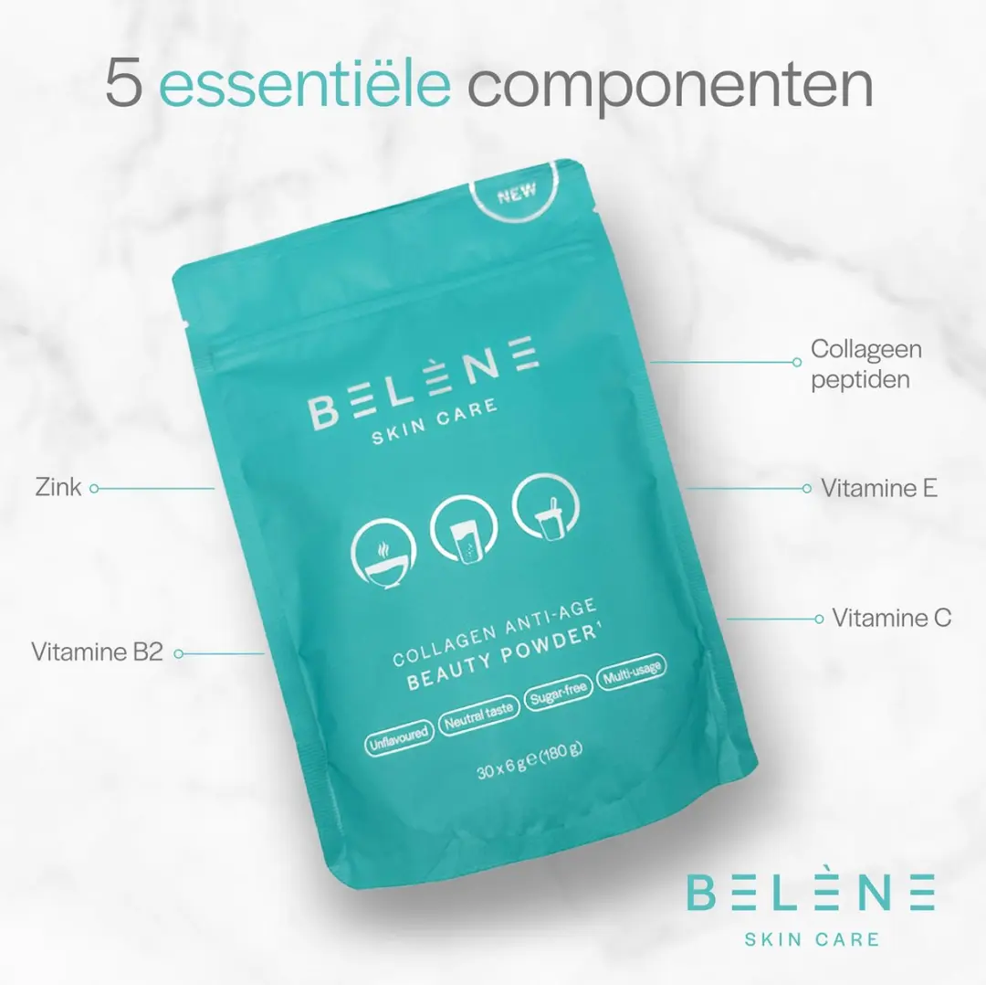 Belène Collageenpoeder 180g - Anti-Age Beauty Powder