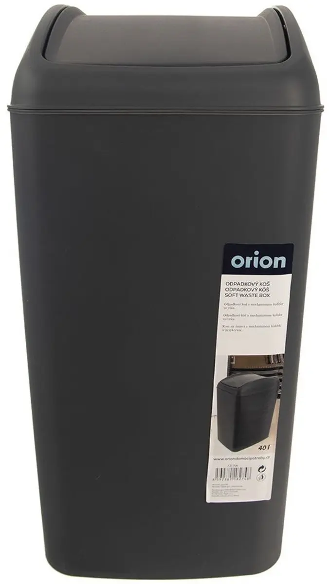 Orion Plastic Prullenbak 40L - Grijs