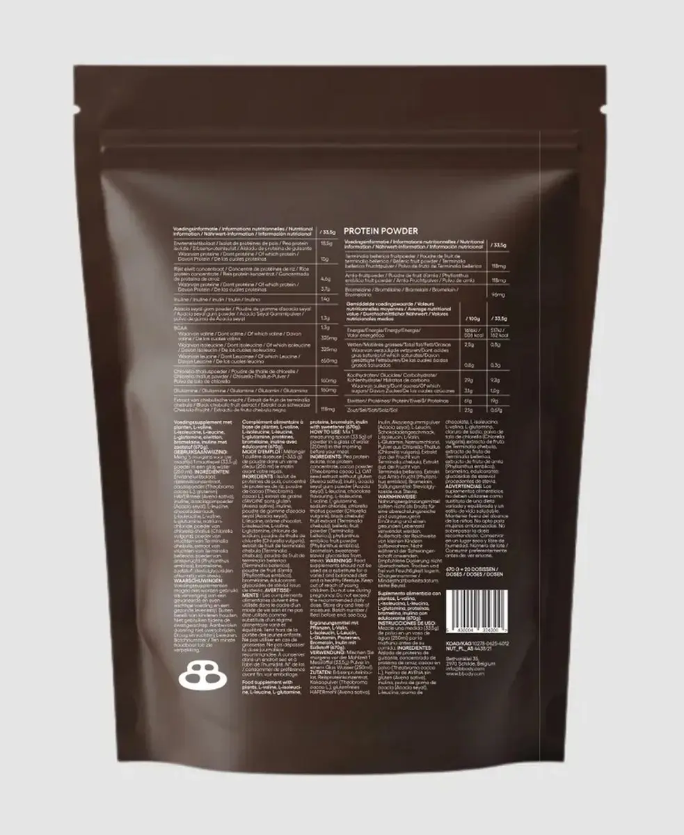BBODY Proteïnepoeder Chocolade 670g