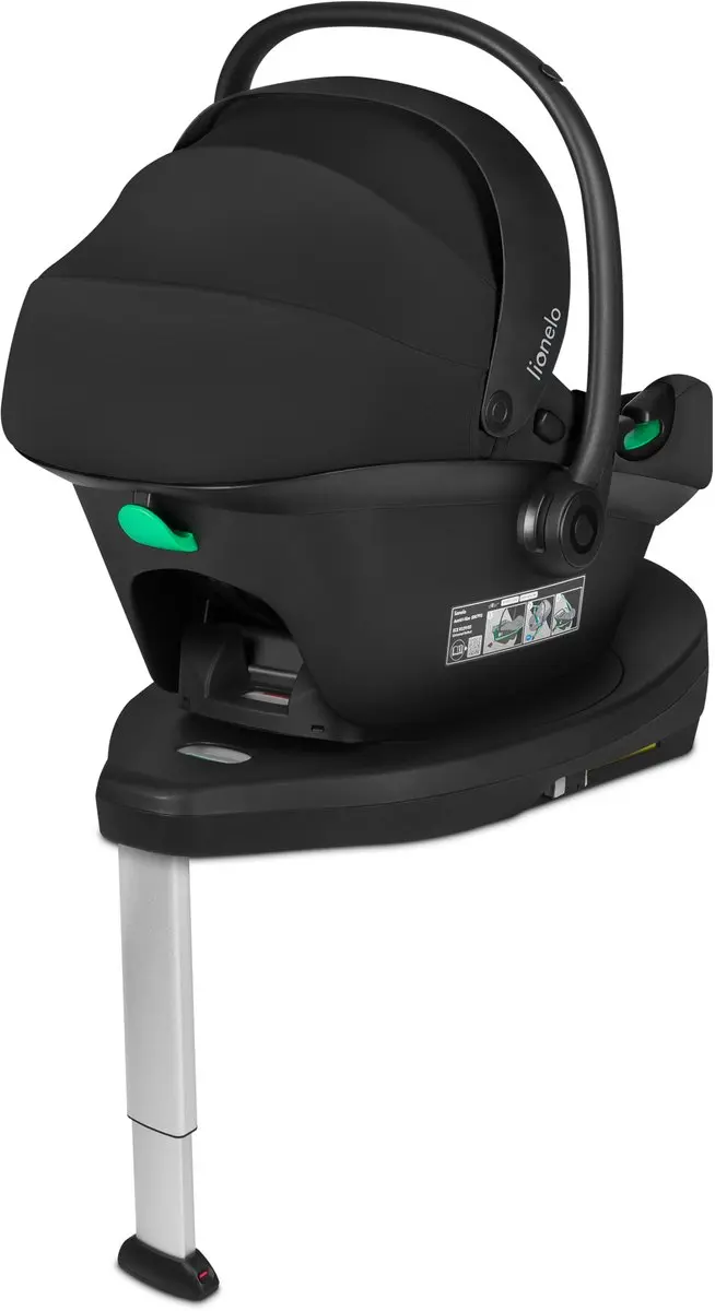 Lionelo Astrid i-Size Base Plus Autostoelbasis - 180° Draaibaar - Zwart