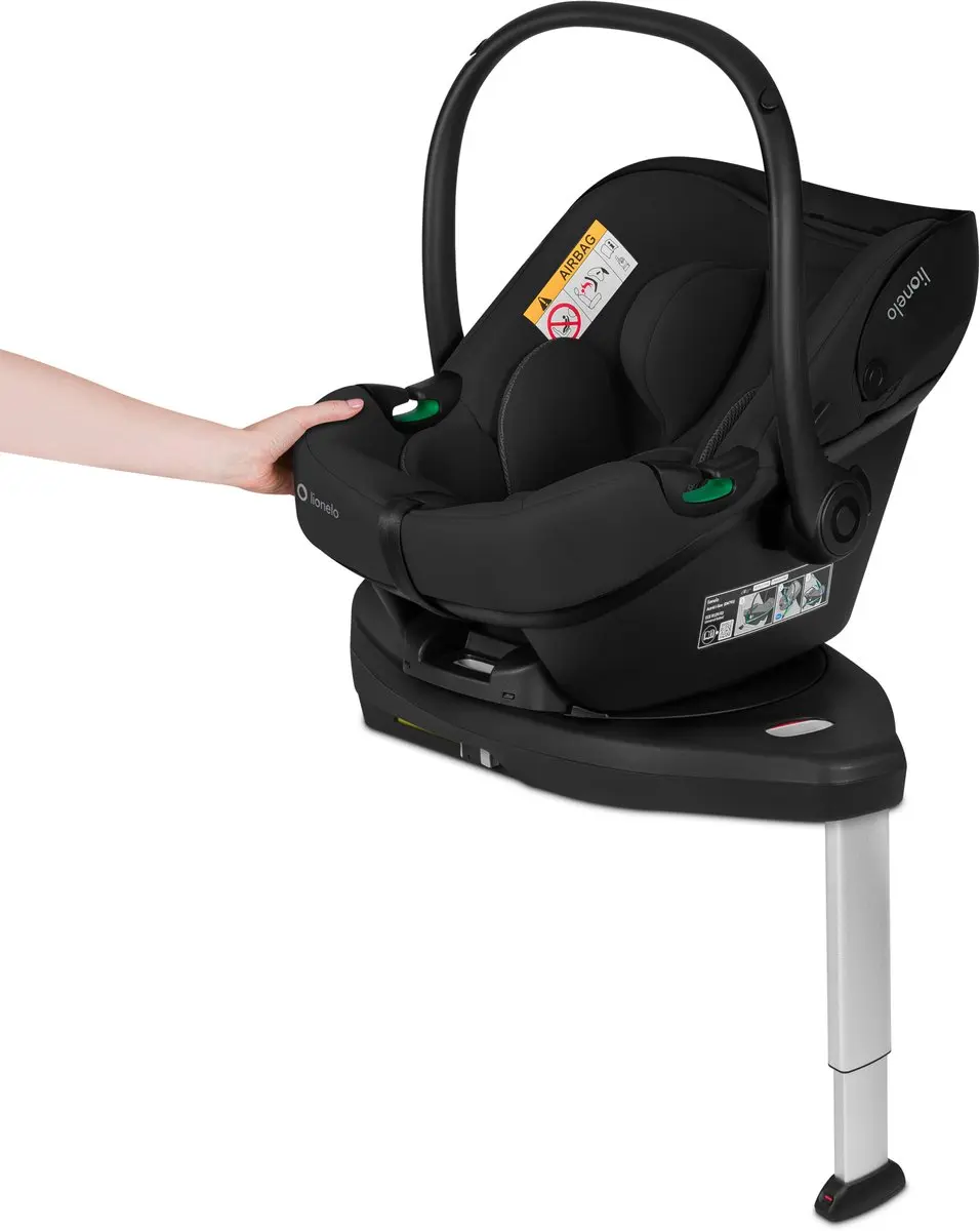 Lionelo Astrid i-Size Base Plus Autostoelbasis - 180° Draaibaar - Zwart