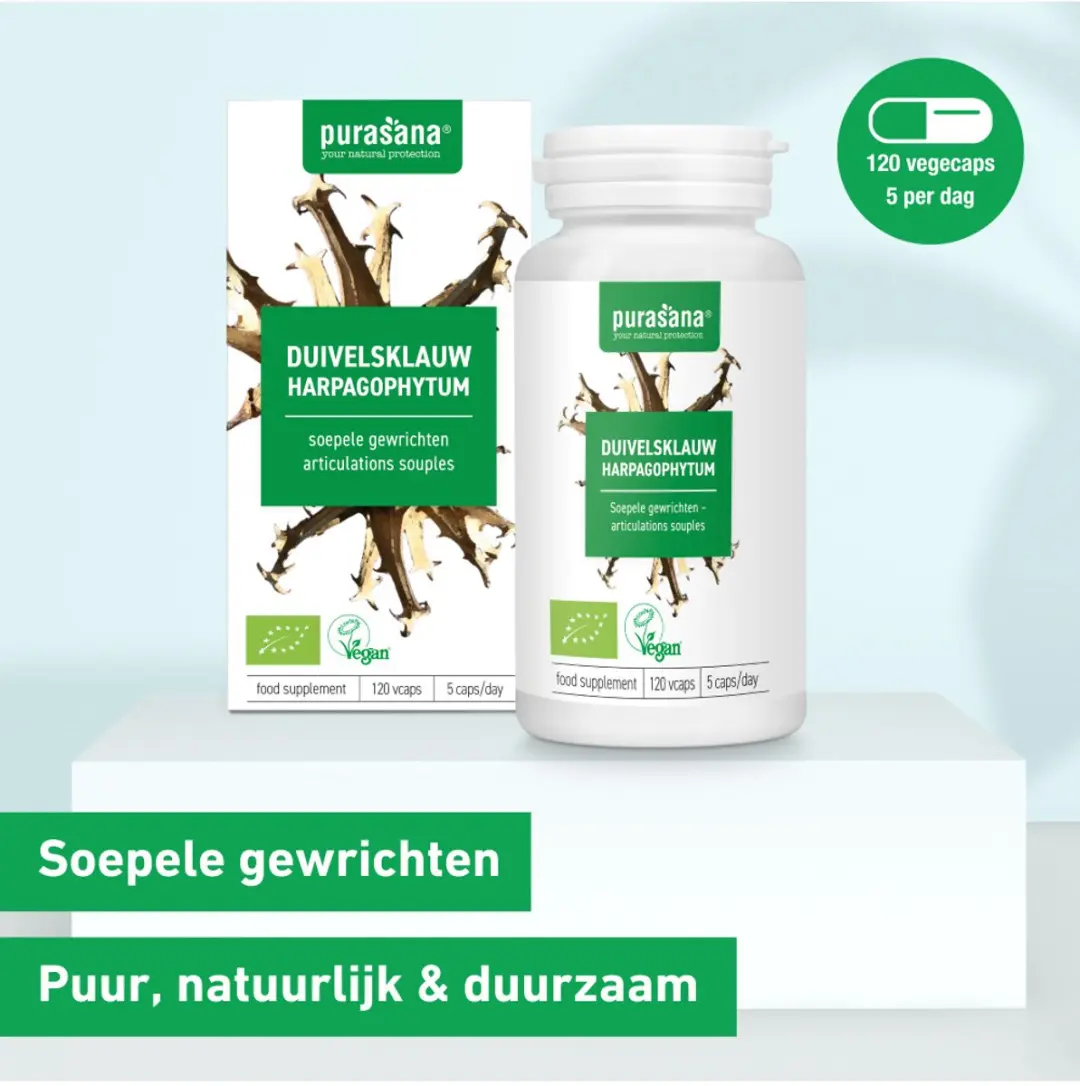 Purasana Duivelsklauw BIO - 120 Capsules