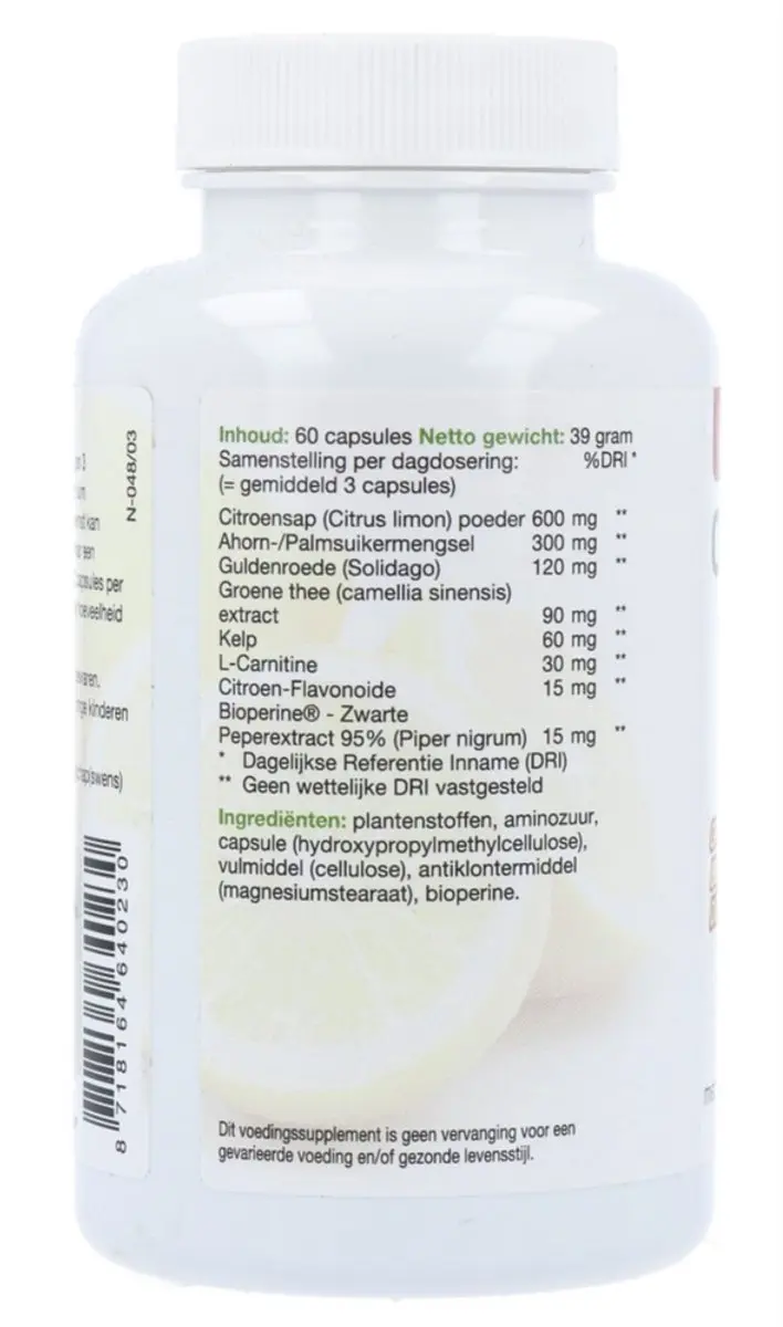 Natusor Citroensapkuur 60 Capsules