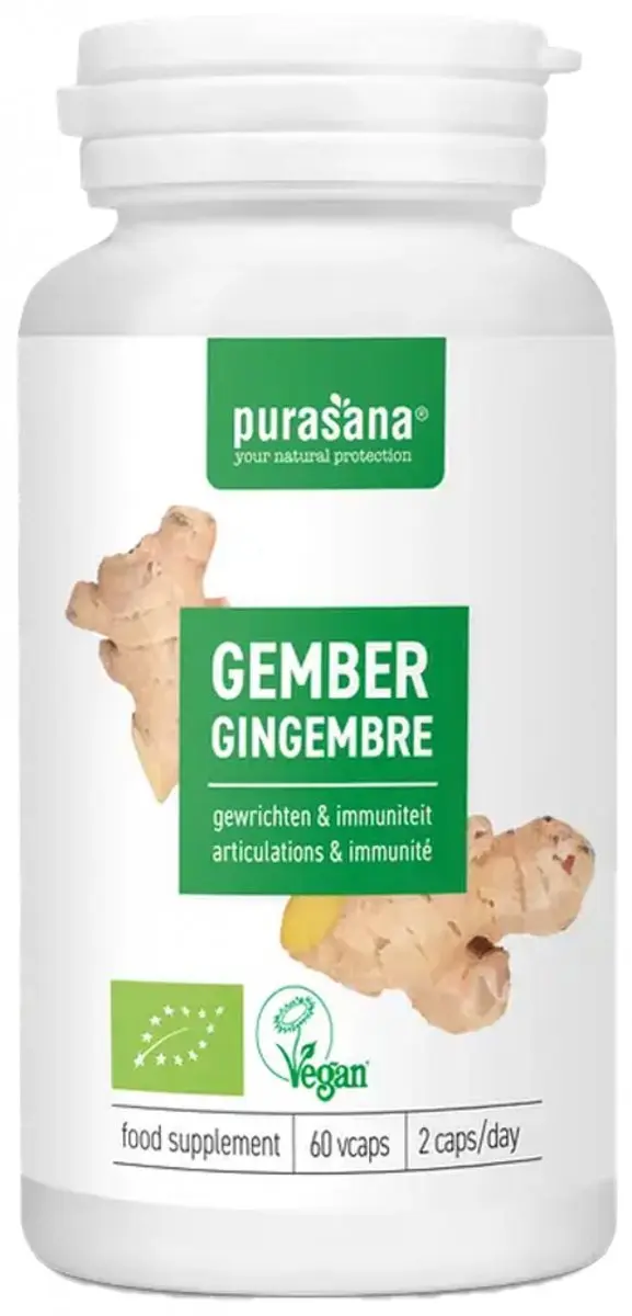 Purasana Gember 250mg Vegacapsules