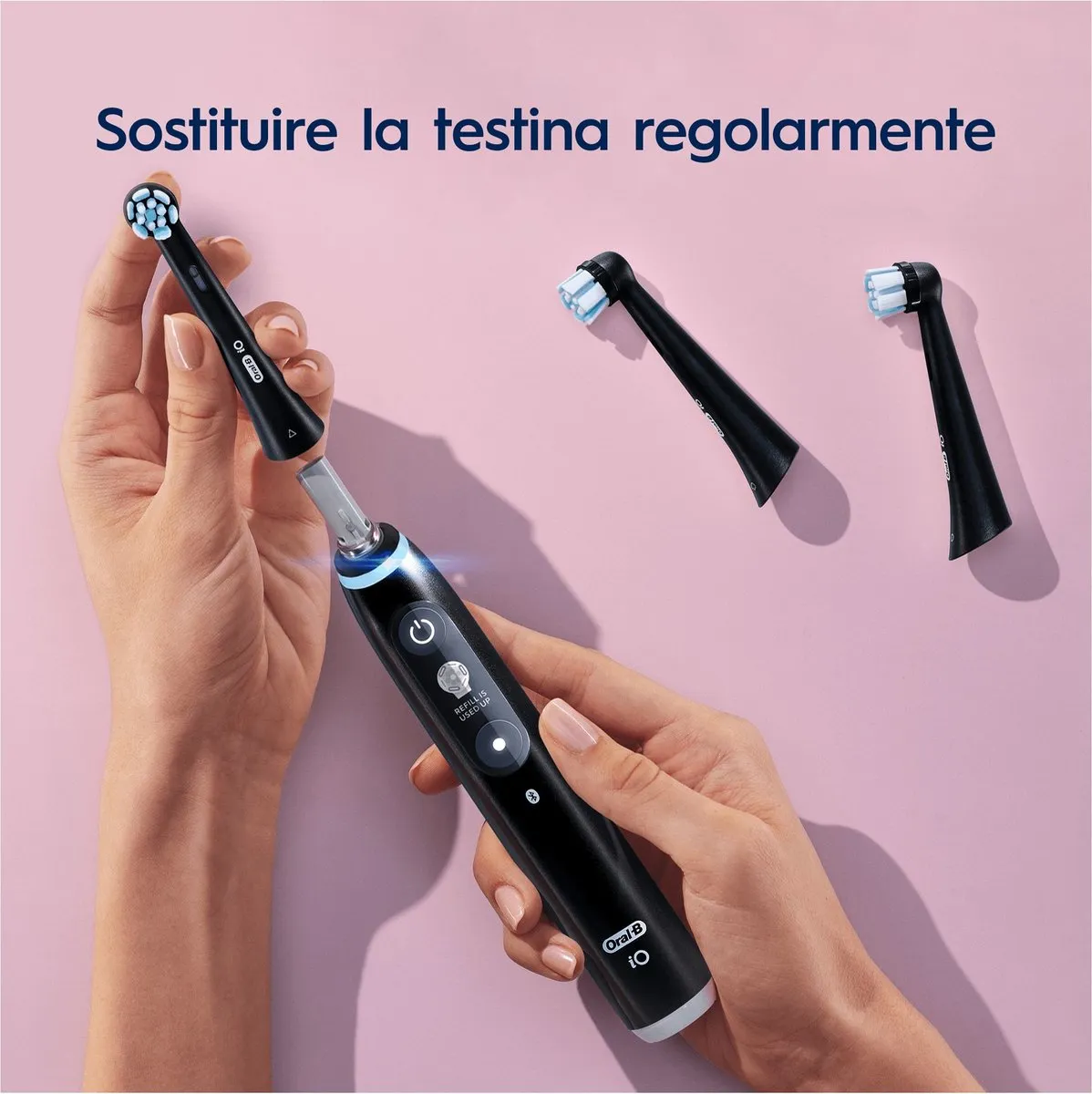 Oral-B iO Gentle Care Opzetborstels 2 Stuks - Zwart