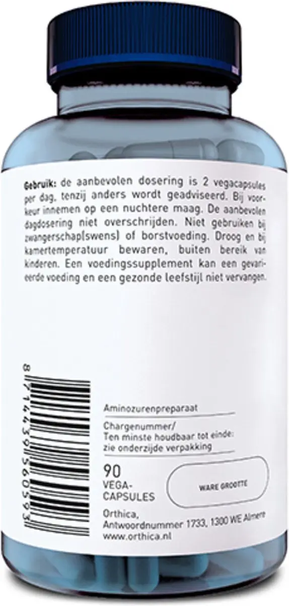 Orthica L-Lysine-500 180 Capsules - 2x90 Stuks