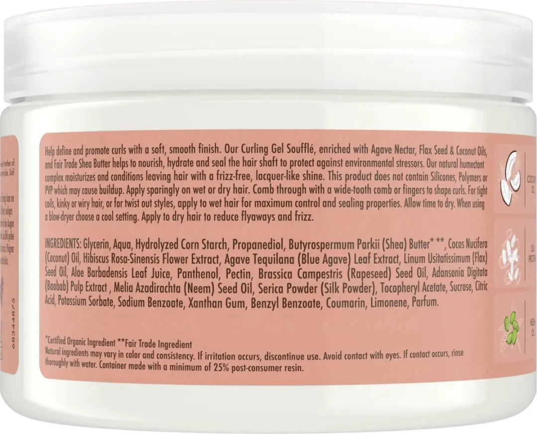 Shea Moisture Coconut & Hibiscus Curling Gel Soufflé 326ml