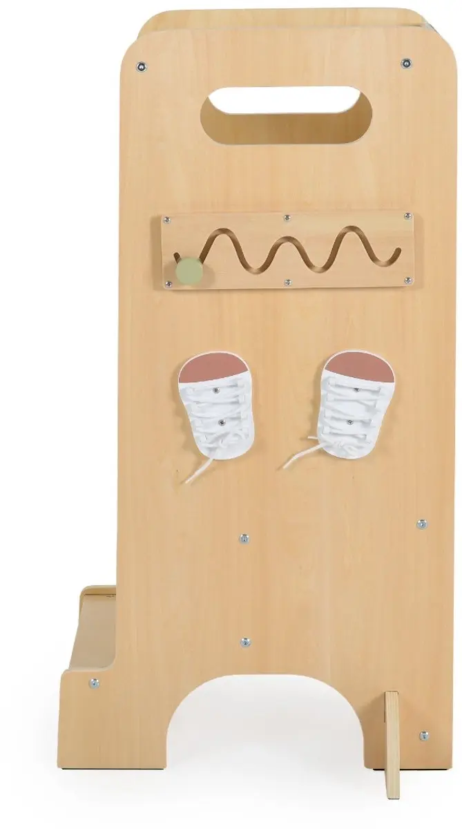 Moni Toys Big Ben 4-in-1 Houten Leertoren - Naturel